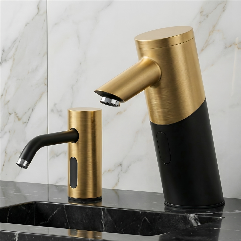 Fontana vandal-resistant commercial touchless faucet concept for public transit restrooms