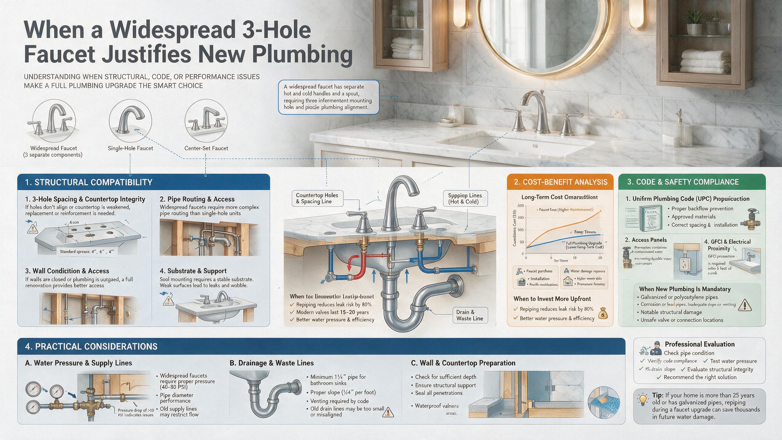 wide spread bathroom faucet is suitable for you