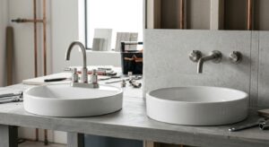 Read more about the article Deck-Mount vs Wall-Mount Basin Faucets: Sink Fit Guide